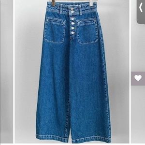 Free People Wide Leg Jeans